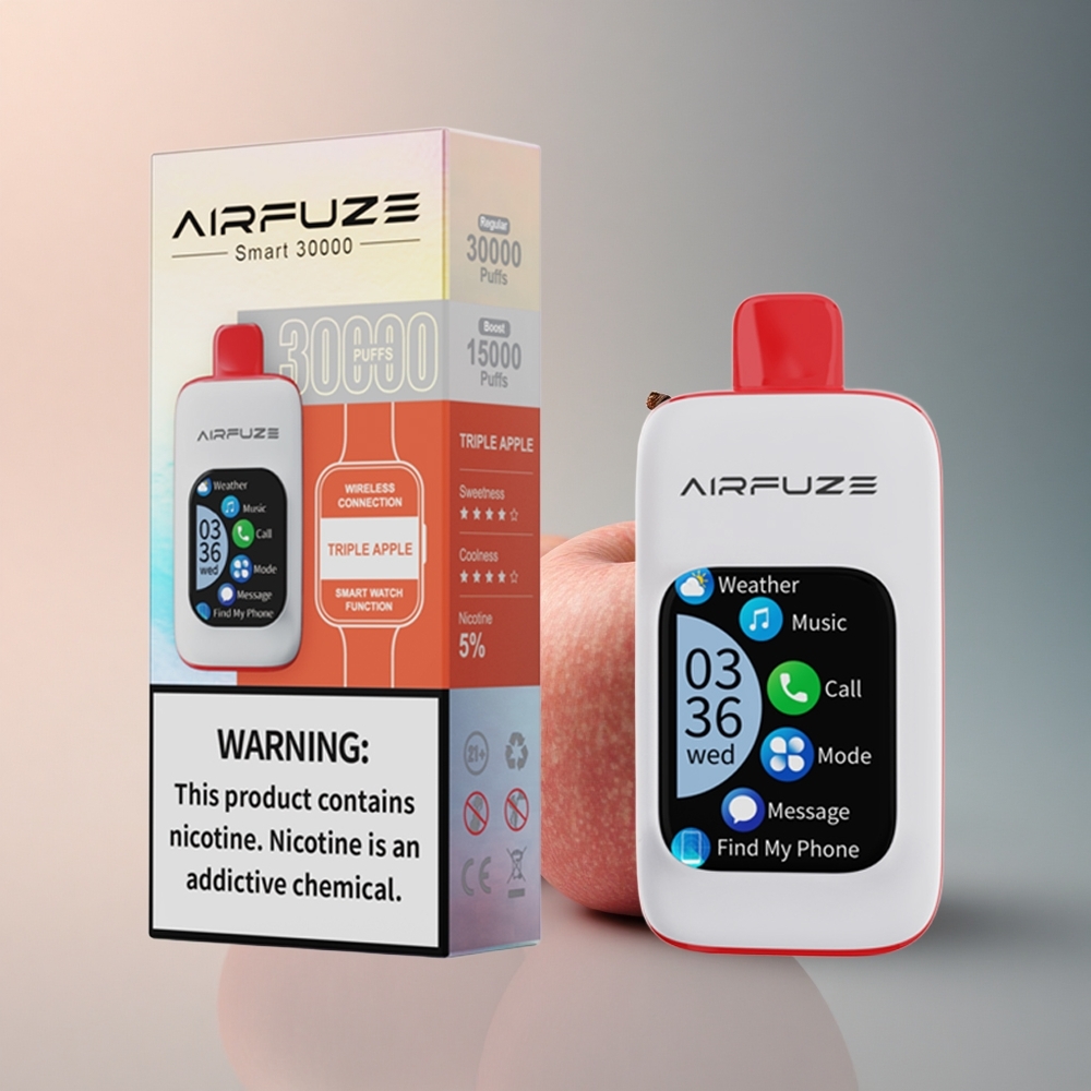 AirFuze Smart 30000 Triple Manzana 5% Nicotina 900mAh