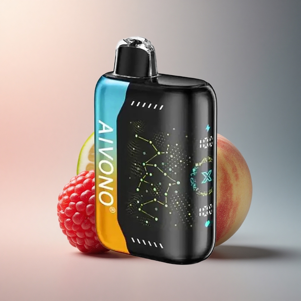 Aivono Aim Boom 25000 Frambuesa Durazno Lima 650mAh 5% Nicotina