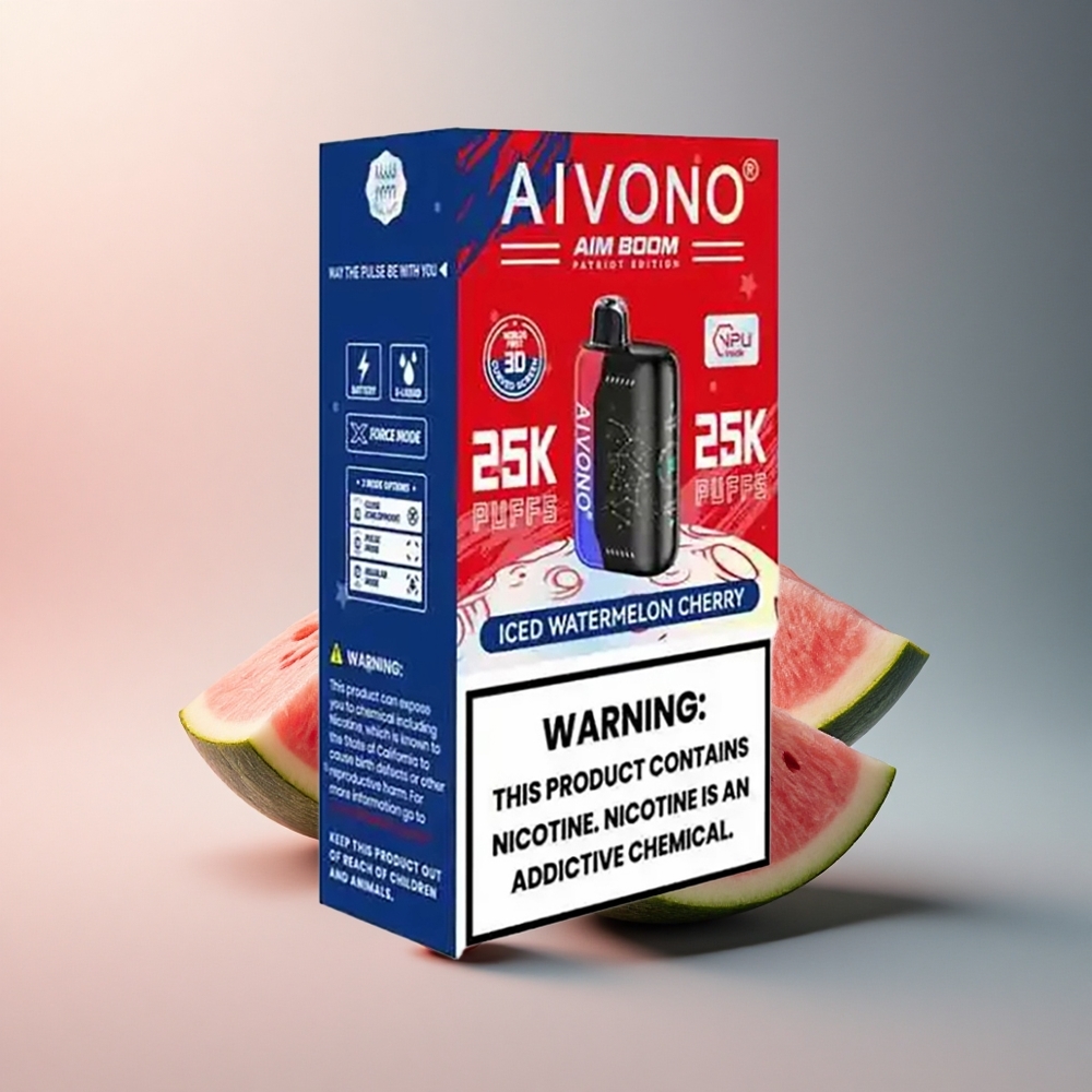 Aivono Aim Boom 25000 Sandía Cereza Helada 0% Nicotina 650mAh