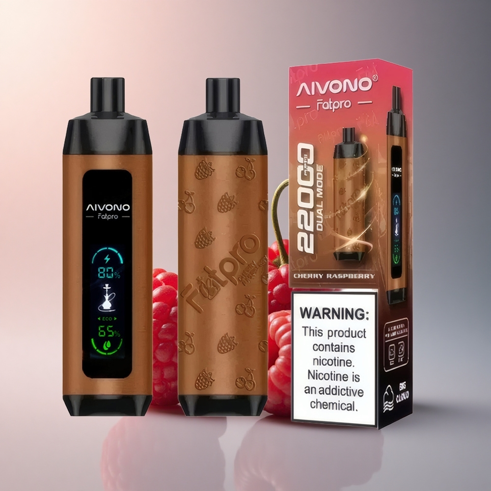Aivono Aim Fatpro 22000 Cereza Frambuesa 5% Nicotina 600mAh