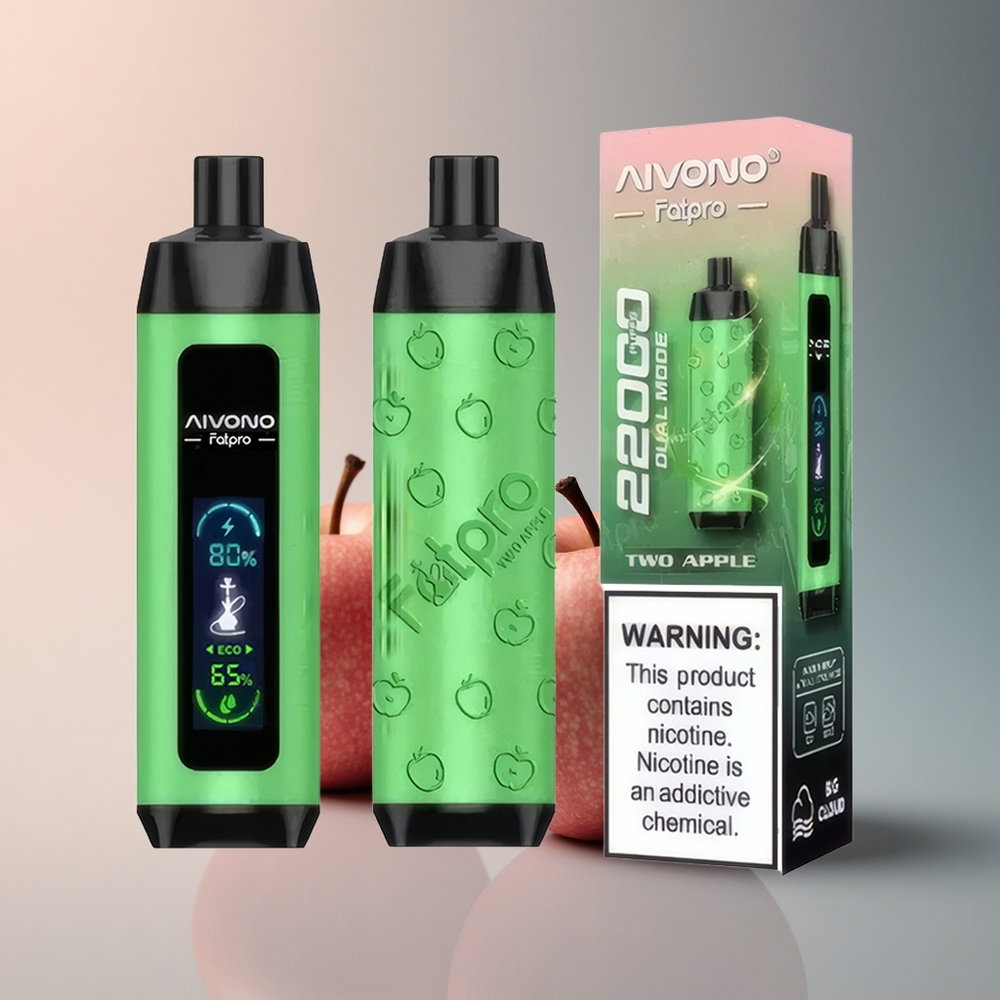 Aivono Aim Fatpro 22000 Dos Manzanas 5% Nicotina 600mAh