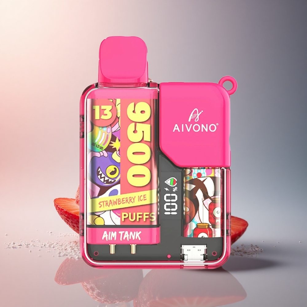 Aivono Aim Tank 9500 Helado de Fresa 650mAh 5% Nicotina