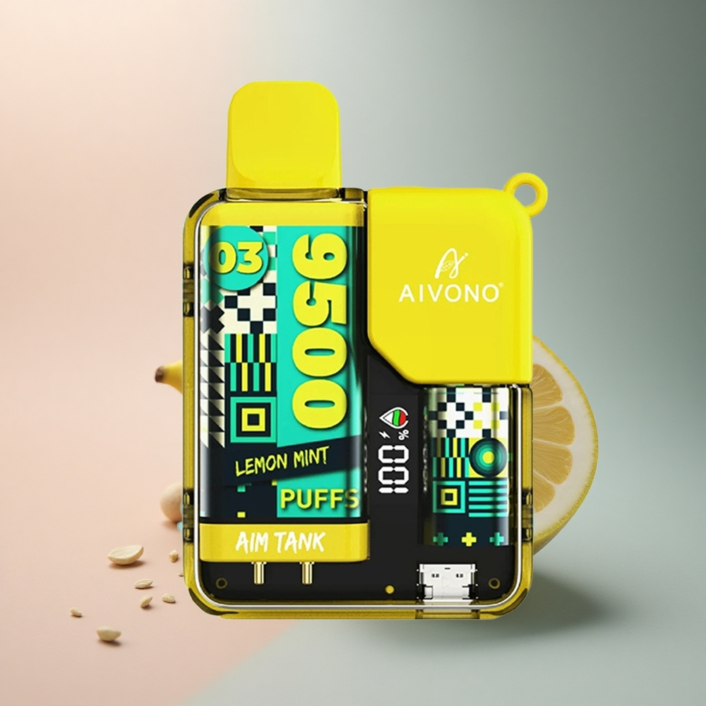 Aivono Aim Tank 9500 Menta Limón 650mAh 5% Nicotina