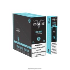 R4P6N102 Ignite España IGNITE V15 paquete de 10 bolígrafos vaporizadores menta helada