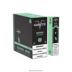 R4P6N103 Ignite Madrid IGNITE V15 paquete de 10 bolígrafos vaporizadores mentol