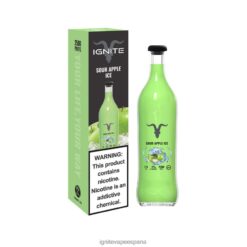 R4P6N118 Ignite Cigarrillo Electronico IGNITE V25 pluma vaporizador hielo de manzana agria