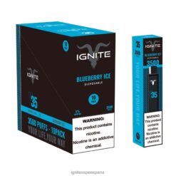 R4P6N119 Pod Ignite Tobacco IGNITE V35 paquete de 10 bolígrafos vaporizadores hielo de arándanos