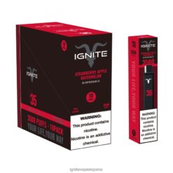 R4P6N126 Ignite Pod Precio IGNITE V35 paquete de 10 bolígrafos vaporizadores sandía manzana fresa