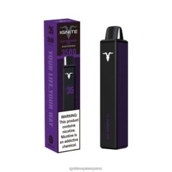 R4P6N131 Ignite Vape España IGNITE V35 pluma vaporizador hielo de frambuesa azul