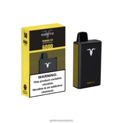 R4P6N2 Ignite España IGNITE V60 pluma vaporizador hielo de plátano