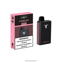 R4P6N38 Ignite Cigarrillo Electronico IGNITE V60 pluma vaporizador Fresa plátano
