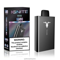 R4P6N48 Ignite Cigarrillo Electronico IGNITE V80 pluma vaporizador mentol
