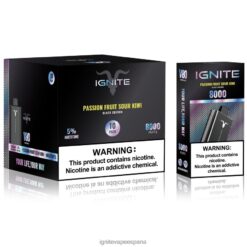 R4P6N62 Ignite España IGNITE V80 paquete de 10 bolígrafos vaporizadores kiwi agrio de maracuyá