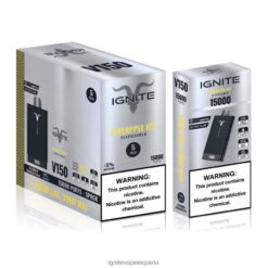 R4P6N89 Pod Ignite Tobacco IGNITE V150 paquete de 5 bolígrafos vaporizadores hielo de piña