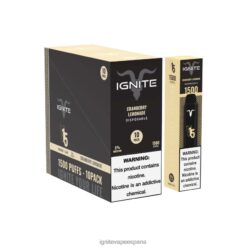 R4P6N99 Pod Ignite Tobacco IGNITE V15 paquete de 10 bolígrafos vaporizadores limonada de arándanos